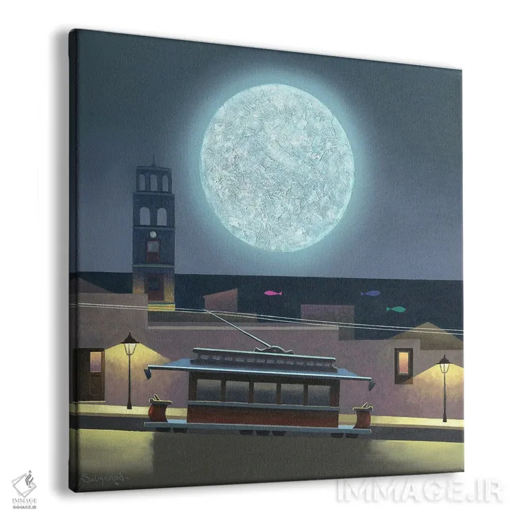 تابلو ماه ۱۰ اثر بنیتو سالمرون - نمای پرسپکتیو محصول