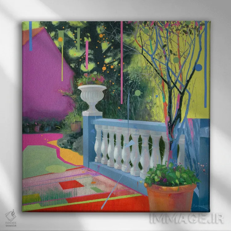 تابلو پاپ ۲ اثر بنیتو سالمرون - نمای روبهرو روی دیوار