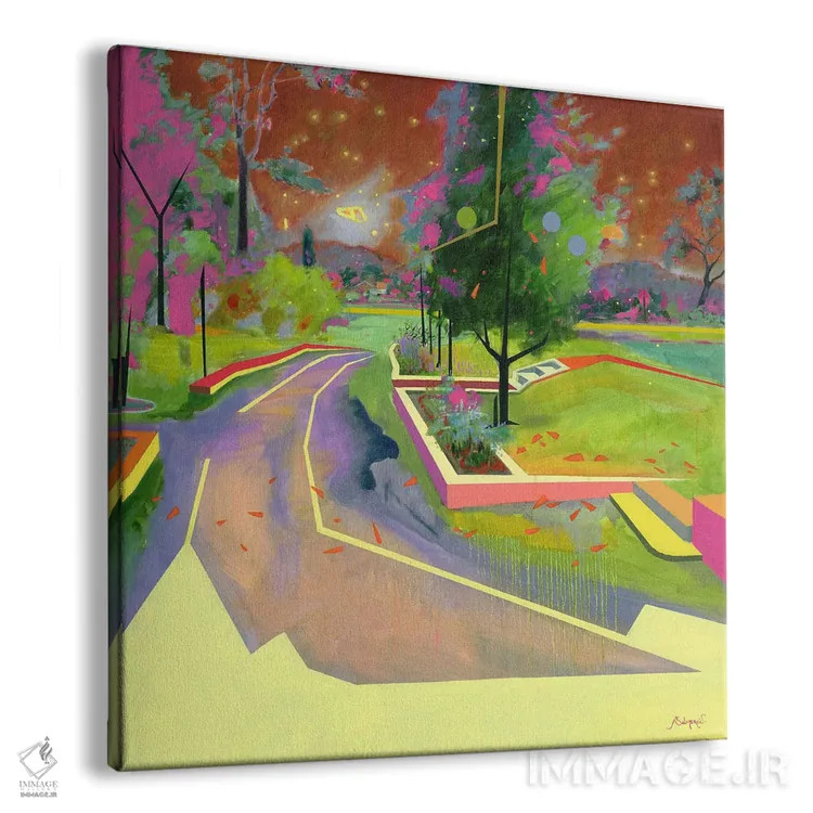 تابلو پاپ ۳ اثر بنیتو سالمرون - نمای پرسپکتیو محصول