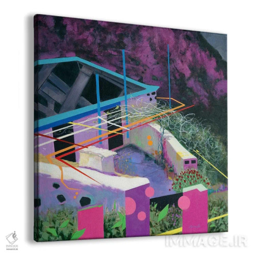 تابلو پاپ ۴ اثر بنیتو سالمرون - نمای پرسپکتیو محصول