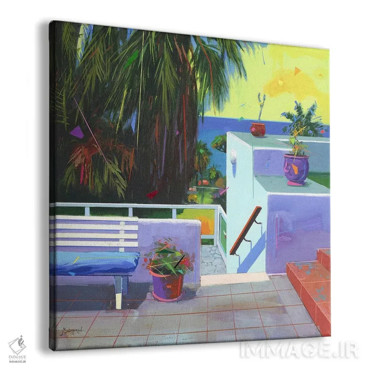 تابلو پاپ ۸ اثر بنیتو سالمرون - نمای پرسپکتیو محصول