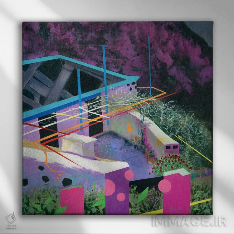 تابلو پاپ ۴ اثر بنیتو سالمرون - نمای روبهرو روی دیوار