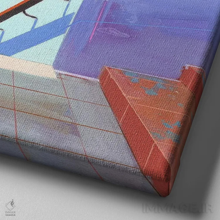 تابلو پاپ ۸ اثر بنیتو سالمرون - نمای نزدیک بافت بوم