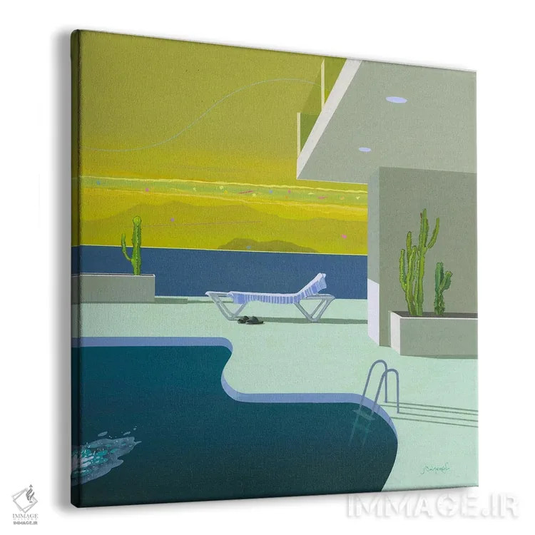 تابلو آرامش ۴ اثر بنیتو سالمرون - نمای پرسپکتیو محصول