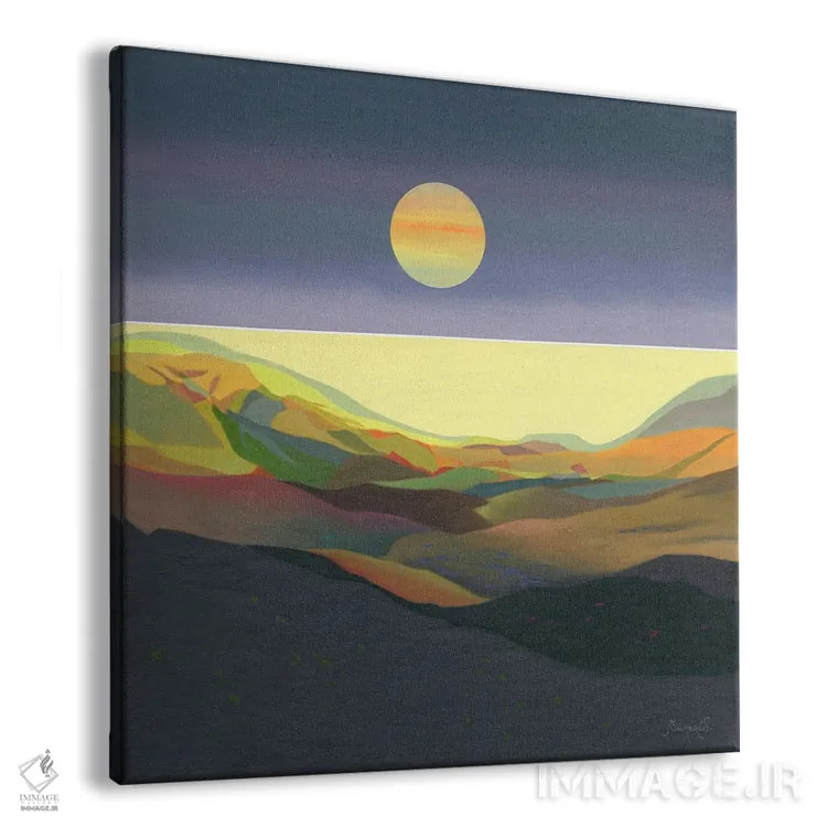 تابلو خورشید ۲ اثر بنیتو سالمرون - نمای پرسپکتیو محصول