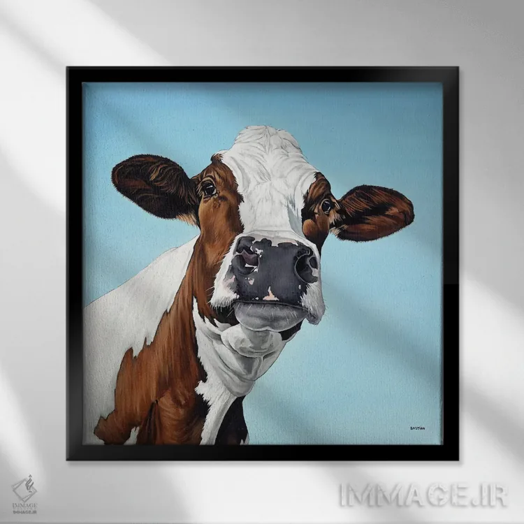 تابلو گرترود (اسم خاص) اثر کلارا باستین - نمای قابدار مشکی