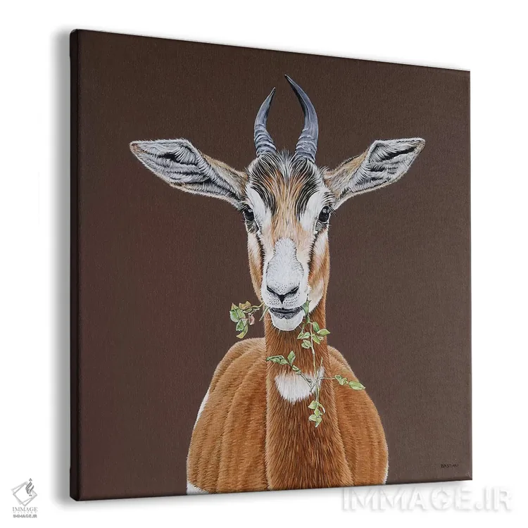 تابلو غزال محار اثر کلارا باستین - نمای پرسپکتیو محصول