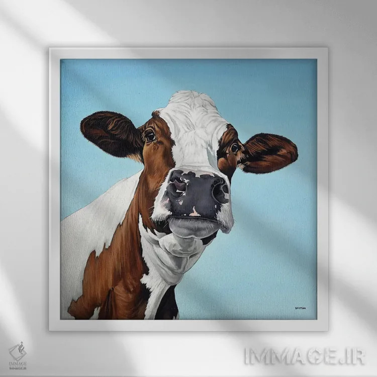 تابلو گرترود (اسم خاص) اثر کلارا باستین - نمای قابدار سفید