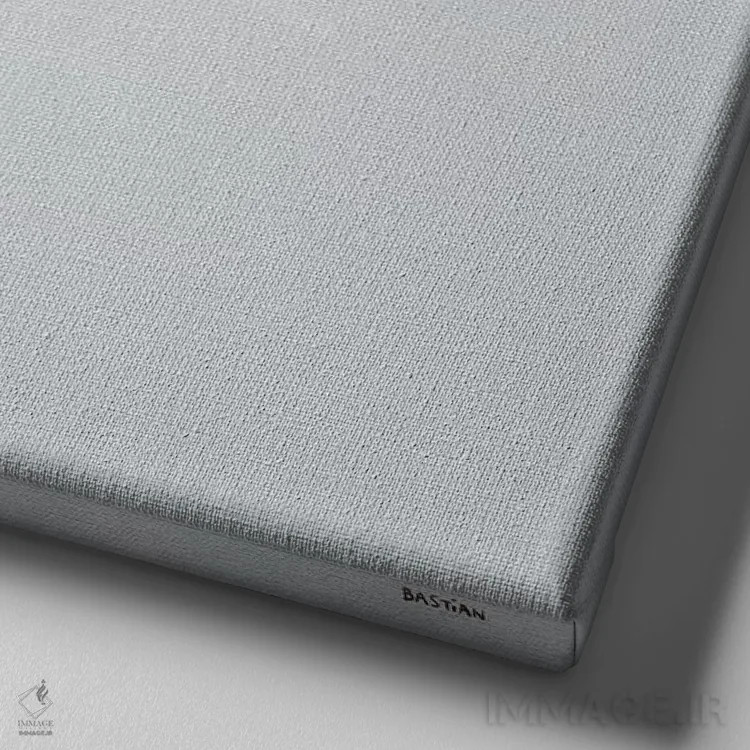 تابلو زرافه اثر کلارا باستین - نمای نزدیک بافت بوم