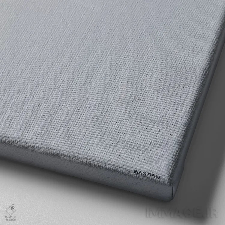 تابلو بلانش (اسم خاص) اثر کلارا باستین - نمای نزدیک بافت بوم