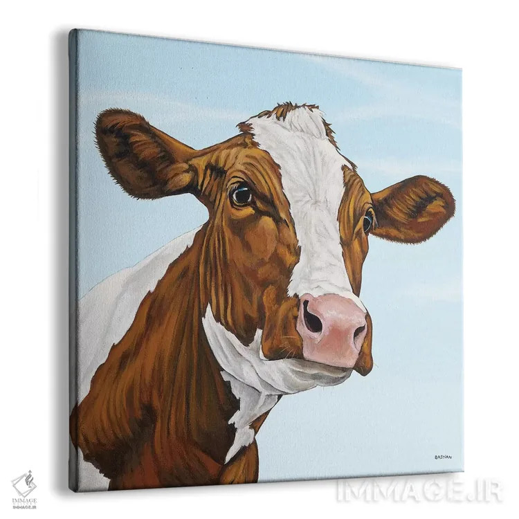 تابلو راستی (اسم حیوان) اثر کلارا باستین - نمای پرسپکتیو محصول