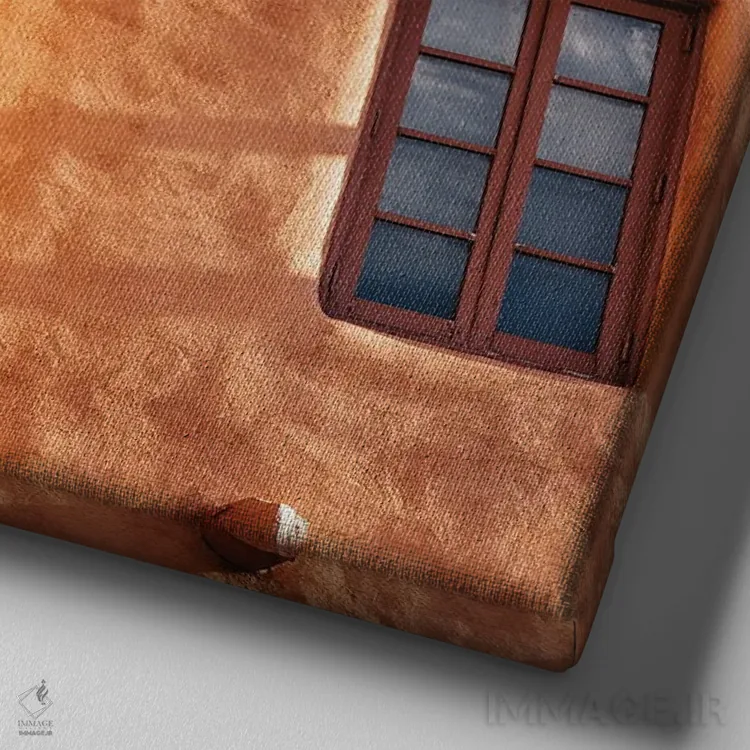 تابلو معماری سانتافه ۳ اثر بثانی یانگ - نمای نزدیک بافت بوم