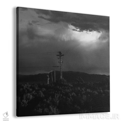 تابلو غروب کوههای تائوس ۴ اثر بثانی یانگ - نمای پرسپکتیو محصول