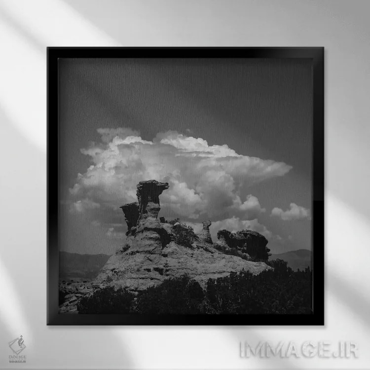 تابلو جاده مرتفع به تائوس اثر بثانی یانگ - نمای قابدار مشکی