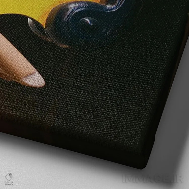 تابلو نیس فرانسه شماره بیست و هفت روی فیلم اثر بثانی یانگ - نمای نزدیک بافت بوم