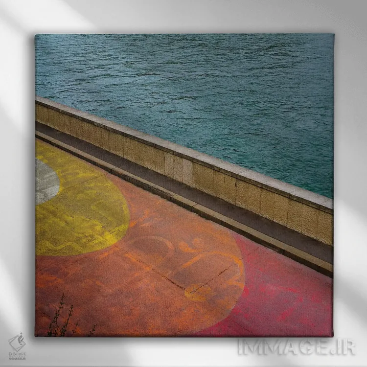 تابلو رود سن ۳ اثر بثانی یانگ - نمای روبهرو روی دیوار
