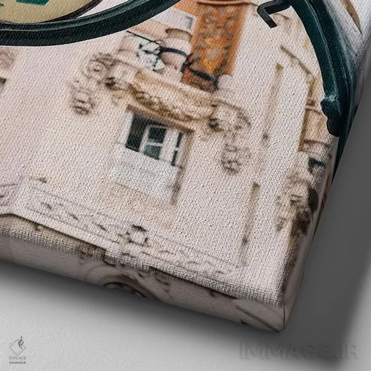 تابلو متروی پاریس ۶ اثر بثانی یانگ - نمای نزدیک بافت بوم