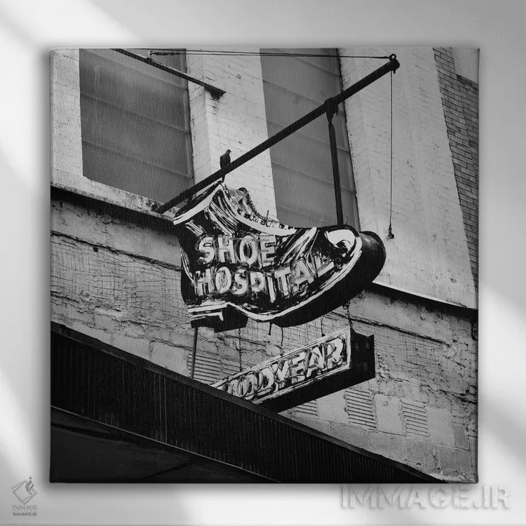 تابلو معماری آلاباما ۹ اثر بثانی یانگ - نمای روبهرو روی دیوار