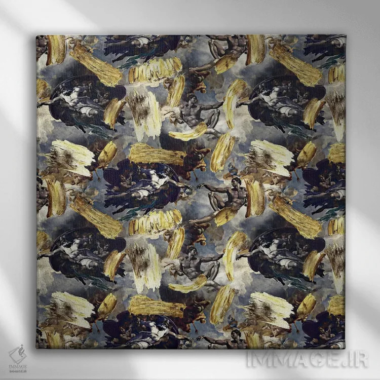 تابلو کلیسای سیستین (ایتالیا) اثر برجو کورکمازیورک - نمای روبهرو روی دیوار