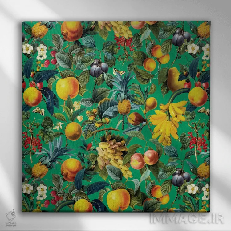 تابلو طرح میوه اثر برجو کورکمازیورک - نمای روبهرو روی دیوار