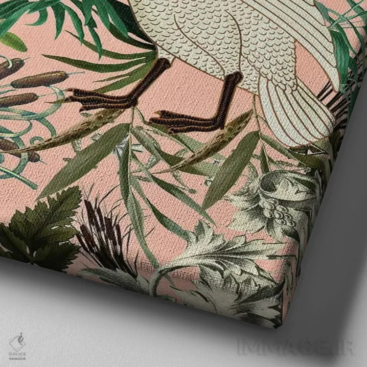 تابلو قوی عاشقانه اثر برجو کورکمازیورک - نمای نزدیک بافت بوم