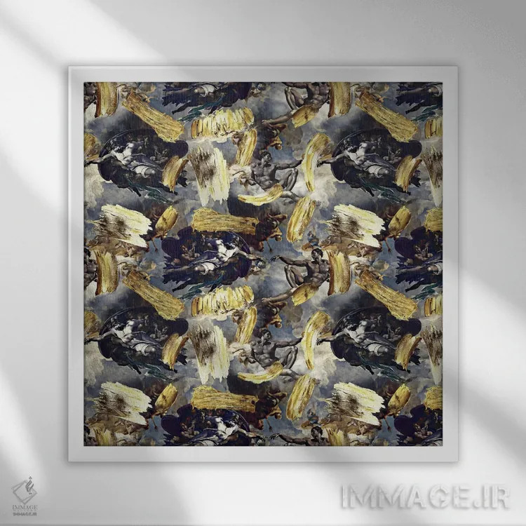 تابلو کلیسای سیستین (ایتالیا) اثر برجو کورکمازیورک - نمای قابدار سفید