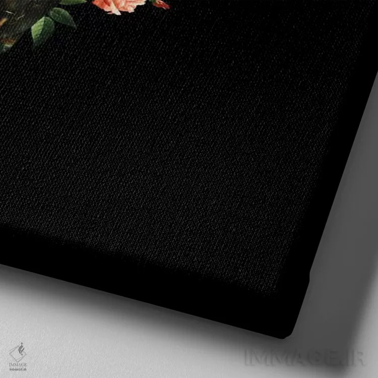 تابلو جمجمه و ونوس اثر برجو کورکمازیورک - نمای نزدیک بافت بوم