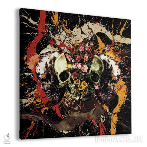 تابلو جمجمه شماره ۱ اثر برجو کورکمازیورک - نمای پرسپکتیو محصول