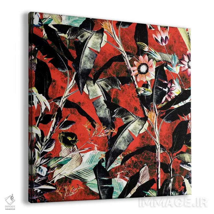 تابلو جنگل گرمسیری شماره ۲ اثر برجو کورکمازیورک - نمای پرسپکتیو محصول