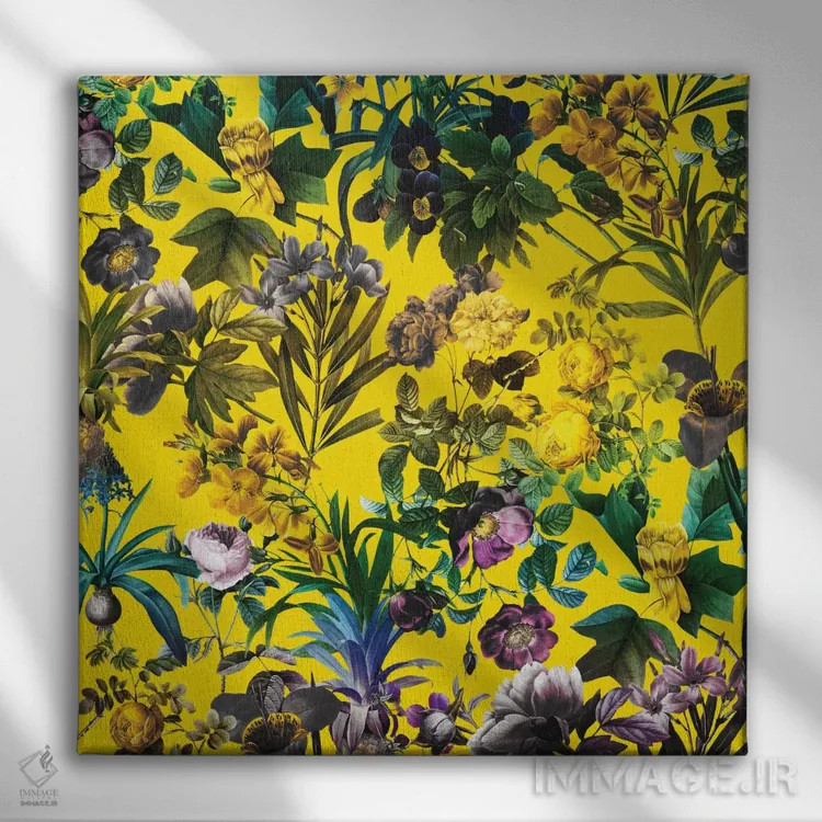 تابلو جنگل گرمسیری شماره ۱ اثر برجو کورکمازیورک - نمای روبهرو روی دیوار