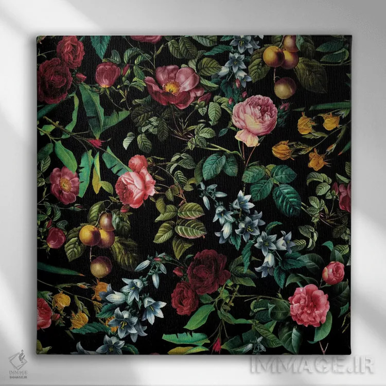 تابلو جنگل گرمسیری شماره ۳ اثر برجو کورکمازیورک - نمای روبهرو روی دیوار