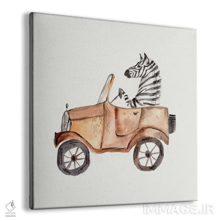 تابلو مجموعه آفریقا اثر برنادت اوربانویک - نمای پرسپکتیو محصول