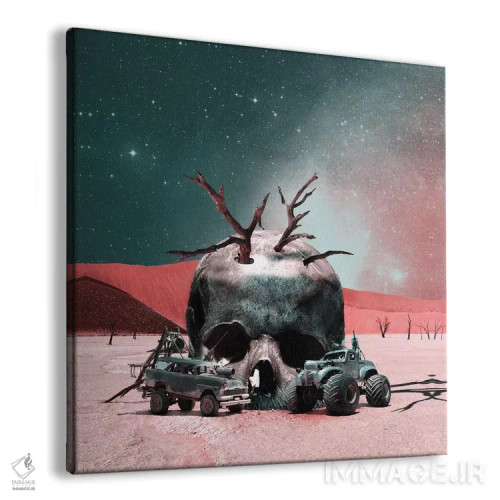 تابلو اقامتگاه جمجمه اثر برجو کورکمازیورک - نمای پرسپکتیو محصول