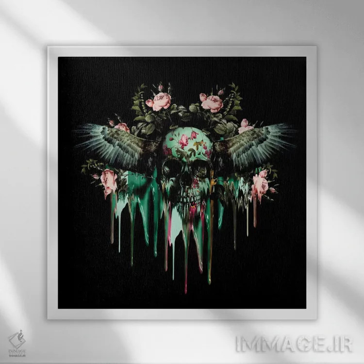 تابلو رویا اثر برجو کورکمازیورک - نمای قابدار سفید