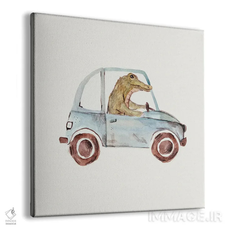 تابلو مجموعه آفریقا اثر برنادت اوربانویک - نمای پرسپکتیو محصول