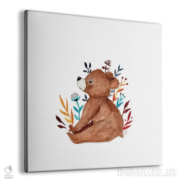 تابلو خرس تنها اثر برنادت اوربانویک - نمای پرسپکتیو محصول