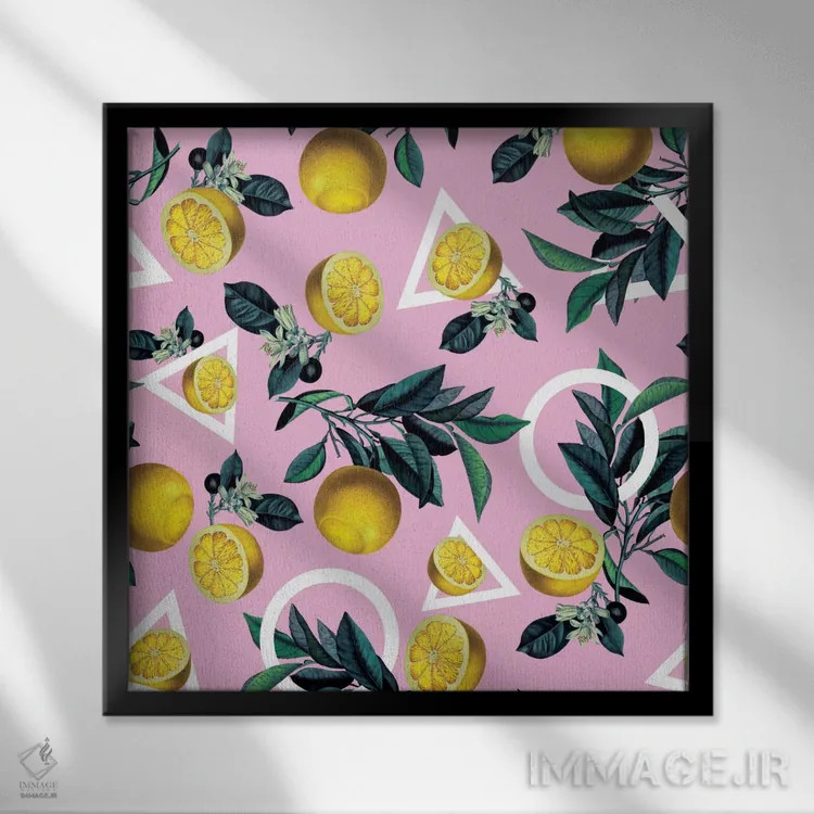 تابلو لیمو کلاسیک اثر برجو کورکمازیورک - نمای قابدار مشکی