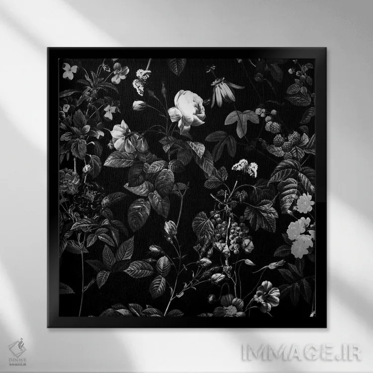 تابلو سیاه (واژه ترکی: سیاه) اثر برجو کورکمازیورک - نمای قابدار مشکی