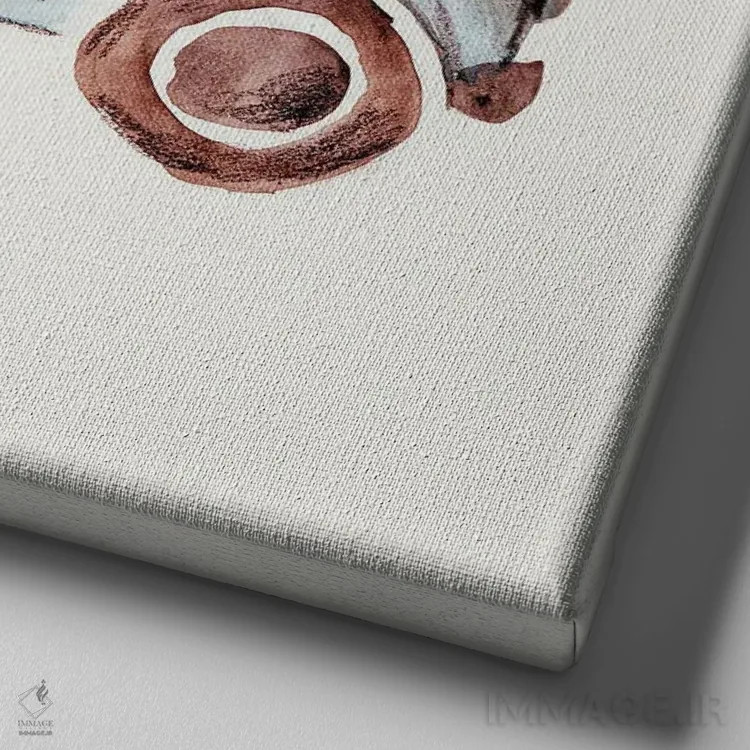 تابلو مجموعه آفریقا اثر برنادت اوربانویک - نمای نزدیک بافت بوم