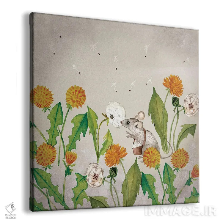 تابلو برداشت قاصدک اثر برنادت اوربانویک - نمای پرسپکتیو محصول