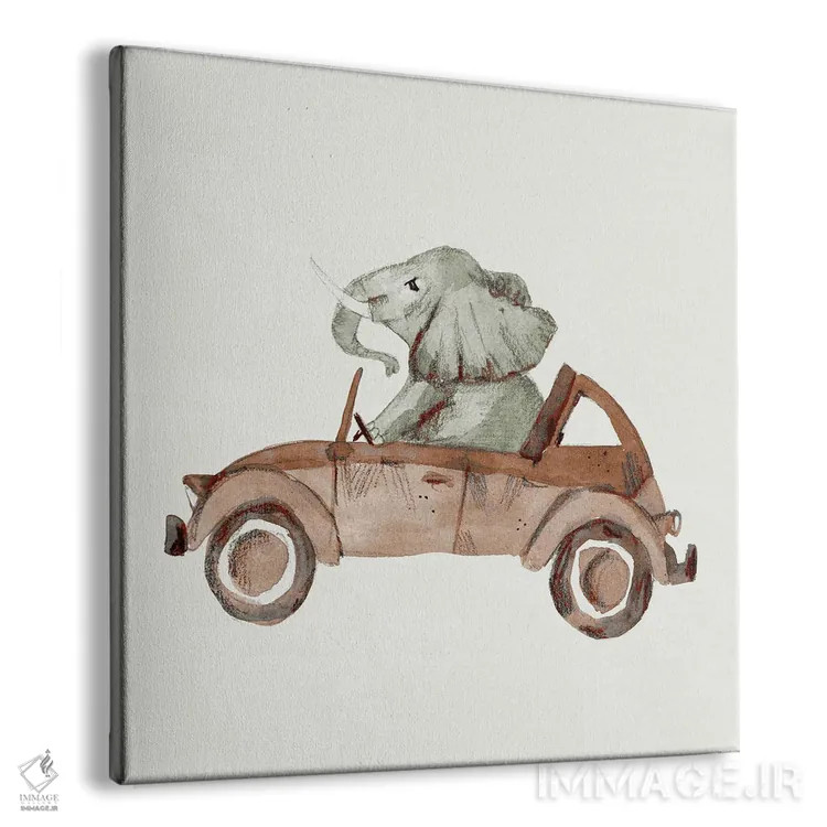 تابلو مجموعه آفریقا اثر برنادت اوربانویک - نمای پرسپکتیو محصول