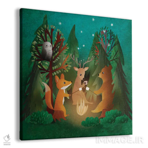 تابلو آتشبازی (آتشافروزی) اثر برنادت اوربانویک - نمای پرسپکتیو محصول