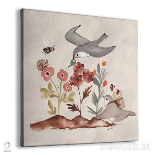 تابلو دوستان باغبانی اثر برنادت اوربانویک - نمای پرسپکتیو محصول