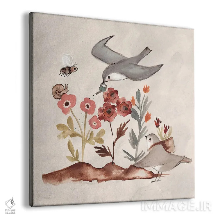 تابلو دوستان باغبانی اثر برنادت اوربانویک - نمای پرسپکتیو محصول