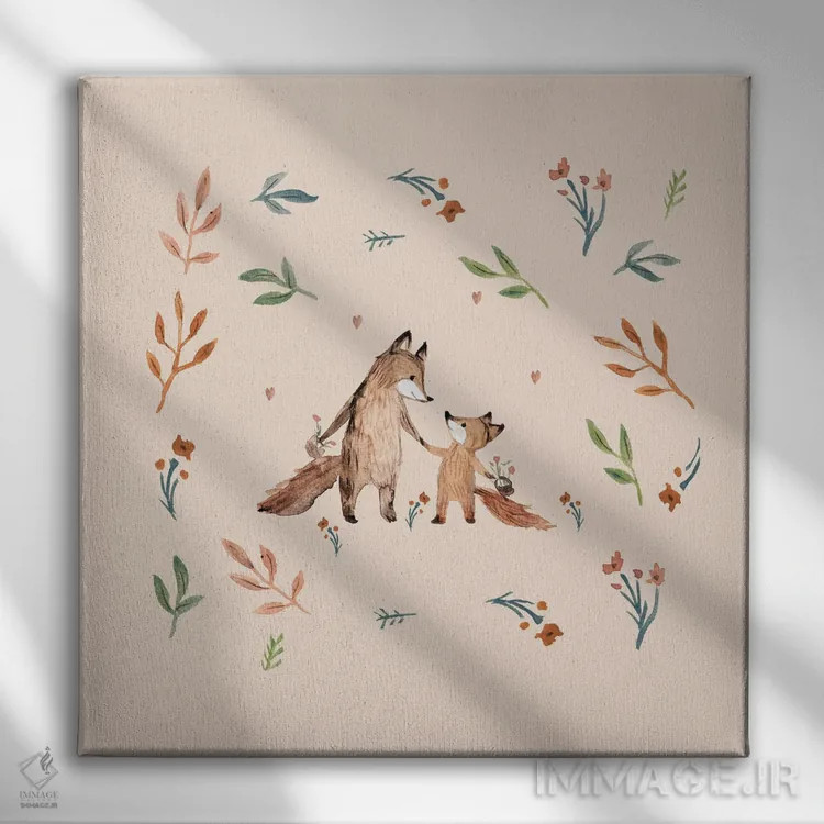 تابلو عشق پیادهرو اثر برنادت اوربانویک - نمای روبهرو روی دیوار