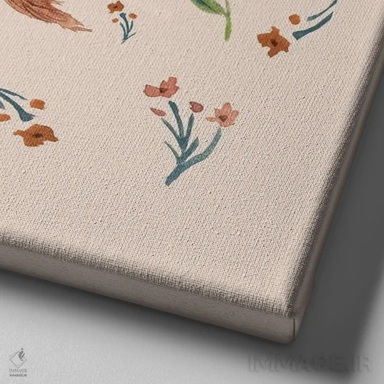 تابلو عشق پیادهرو اثر برنادت اوربانویک - نمای نزدیک بافت بوم