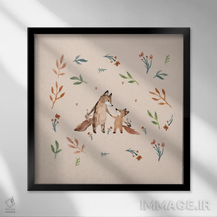 تابلو عشق پیادهرو اثر برنادت اوربانویک - نمای قابدار مشکی