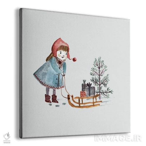 تابلو هدایای کریسمس اثر برنادت اوربانویک - نمای پرسپکتیو محصول