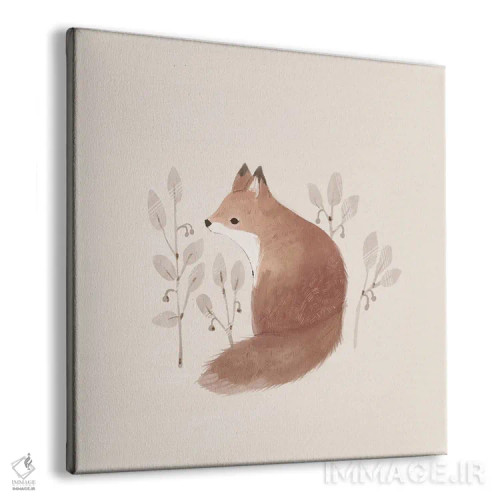 تابلو روباه کوچولو اثر برنادت اوربانویک - نمای پرسپکتیو محصول