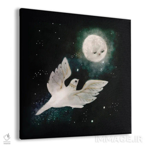 تابلو ماه گریان اثر برنادت اوربانویک - نمای پرسپکتیو محصول